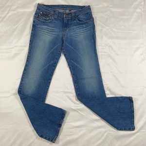 Bongo women junior vintage blue boot cut jeans 7